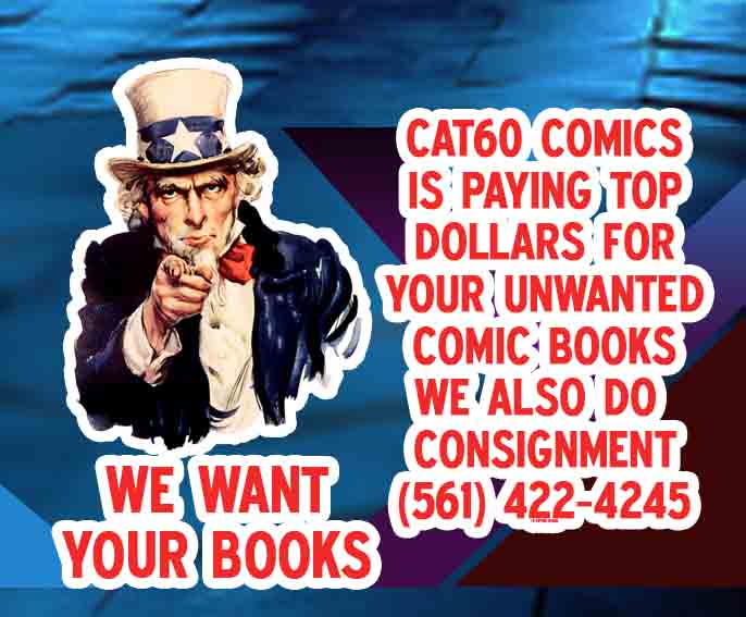 We buy comic books and comic book collections